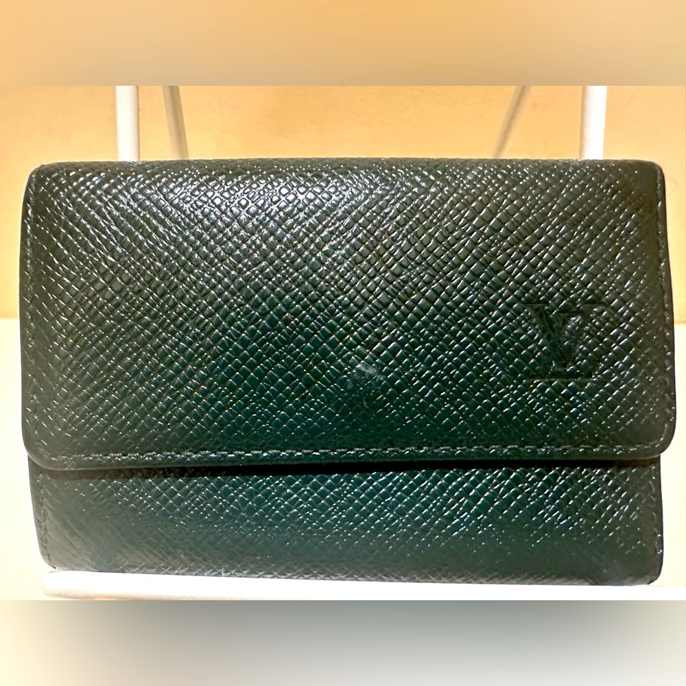 Louis Vuitton Dark Green Tiaga Key Holder